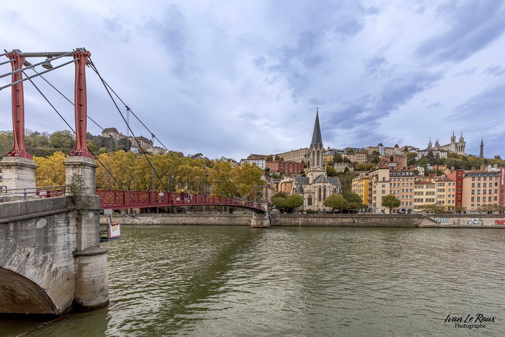 Passerelle Saint-Georges - Saone - Lyon (69) Photographe Ivan Le Roux