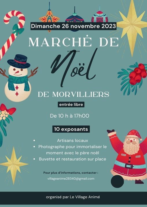 Marché de Noël de Morvilliers 28