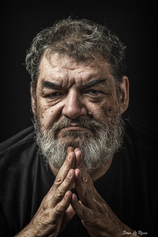 Reflexion portrait en couleur