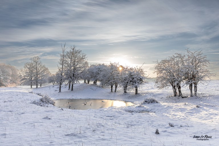 Profitons de la neige pour faire quelques photos !