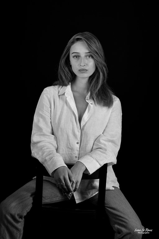 Portrait noir & Blanc Marie-Lou