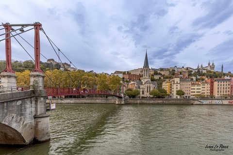 Passerelle Saint-Georges - Saone - Lyon (69) Photographe Ivan Le Roux